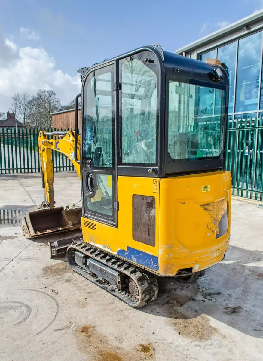 JCB 15C-1 1.5 tonne rubber tracked mini excavator - Image 2