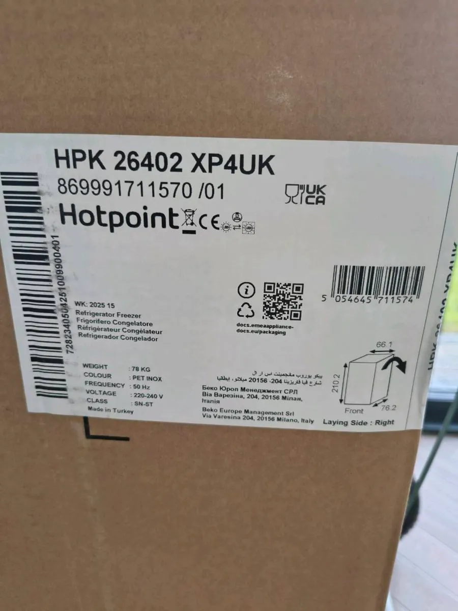 Hotpoint fridge freezer - Image 3