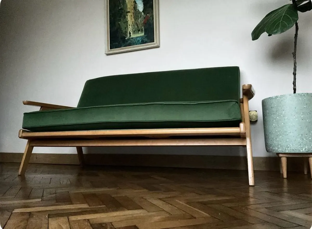 Mid century sofa Danish retro - Image 1