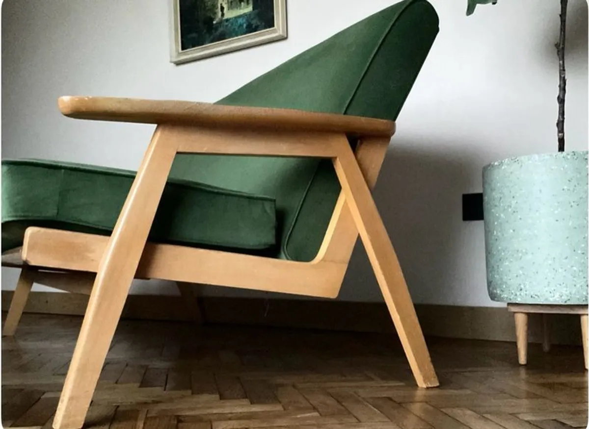 Mid century sofa Danish retro - Image 2