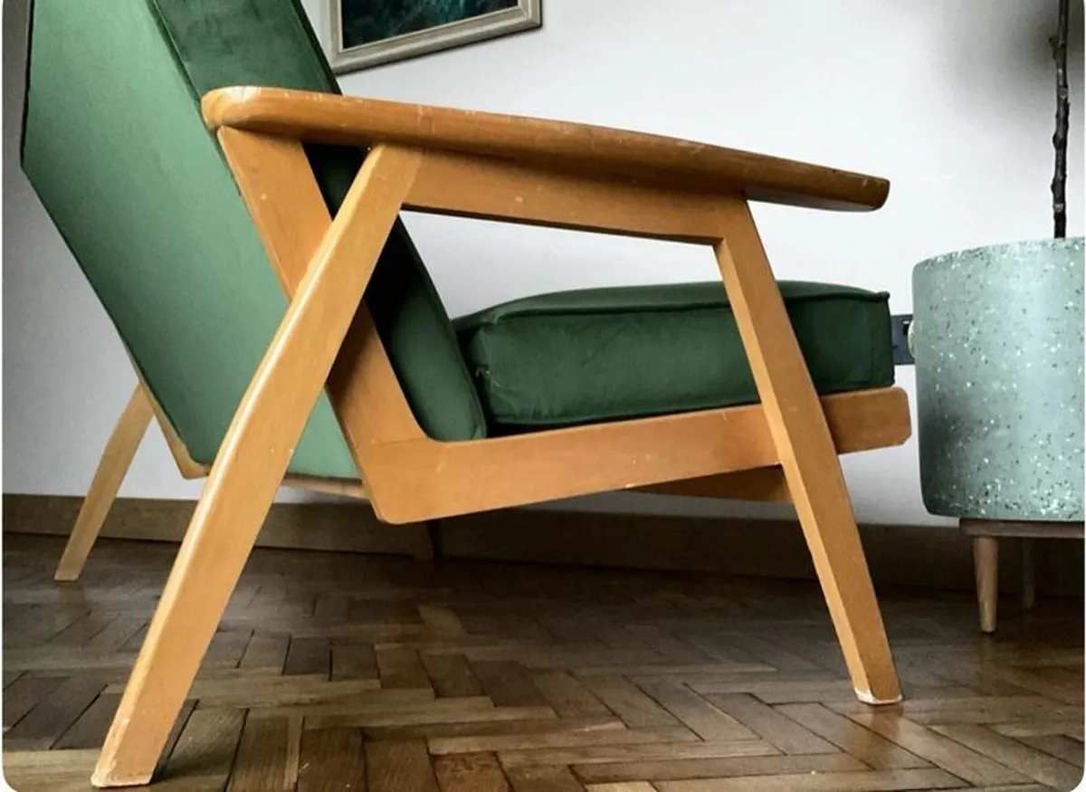 Mid century sofa Danish retro - Image 3