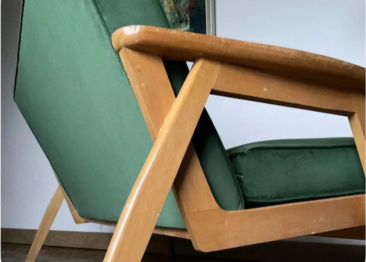 Mid century sofa Danish retro - Image 4