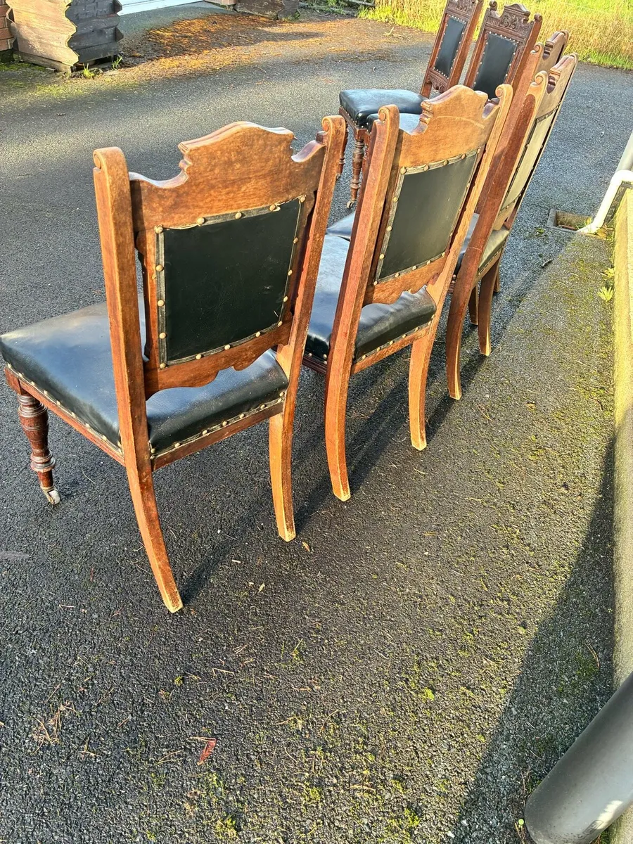 Vintage dining chairs - Image 4