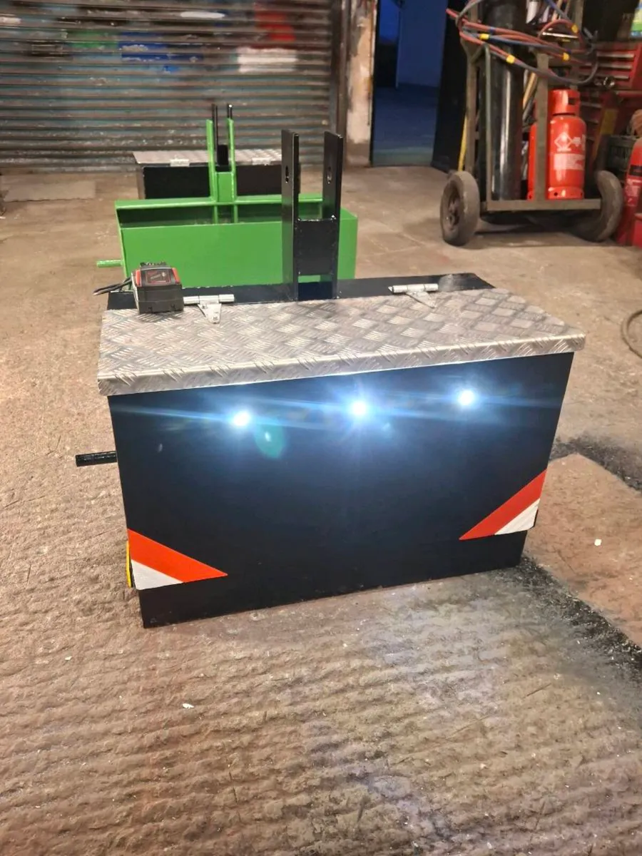 Tractor weight block and toolbox - Image 1