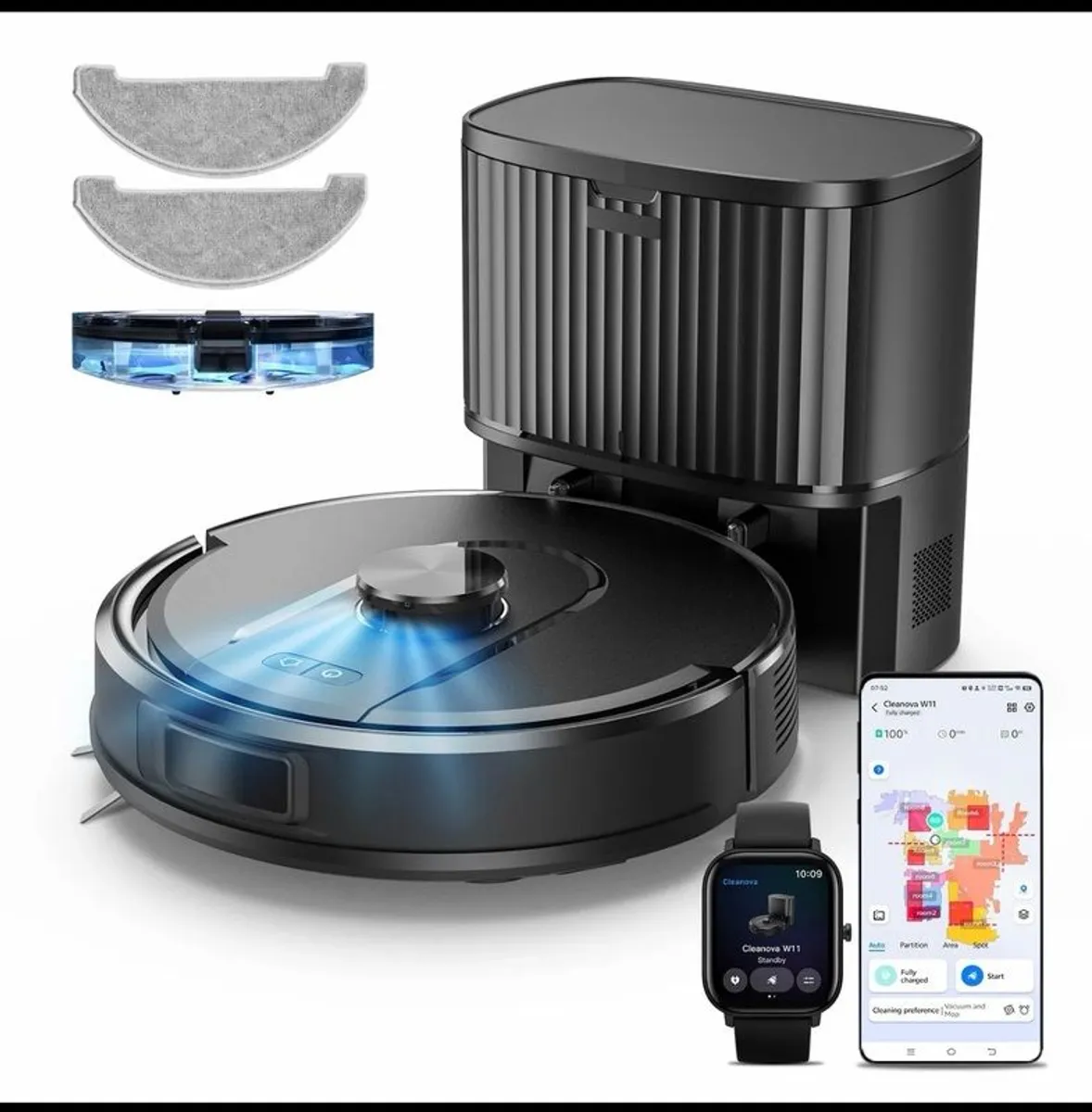 Vexilar Vactidy Robot Vacuum & Mop - Image 2