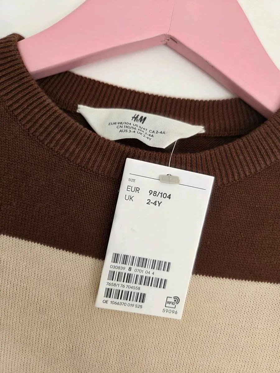 2-4years, With Tags H&M Boys Jumper - Image 3