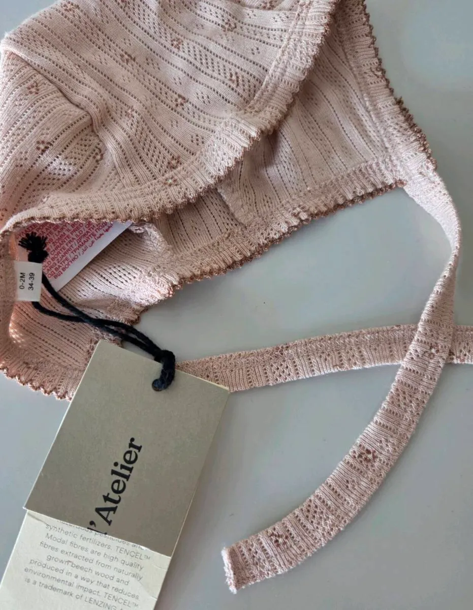 0-2m, With Tags Brand-New Lil'Atelier Baby Hat - Image 2