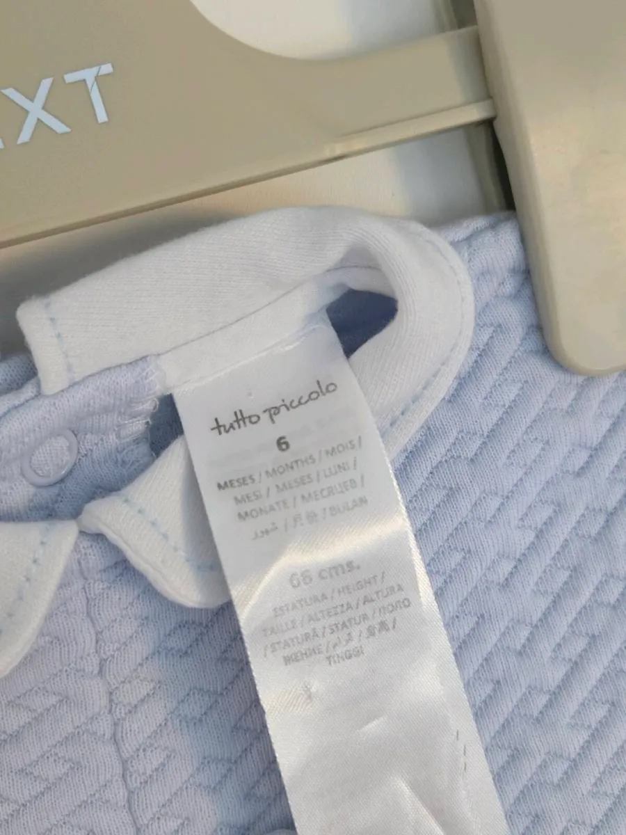 6m, Tutto Priccolo Baby Boys Romper - Image 3