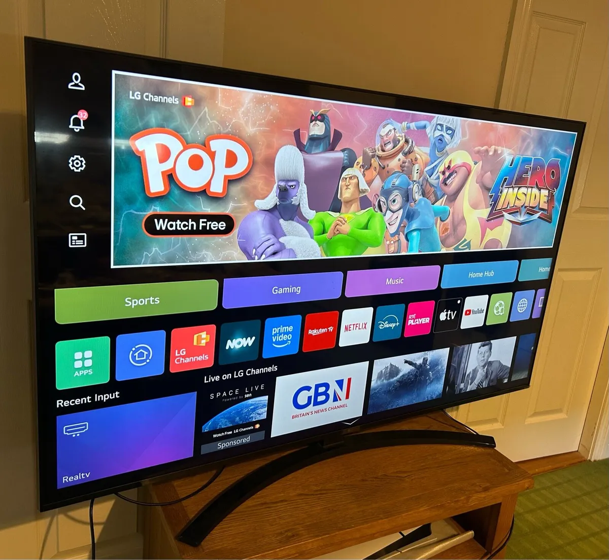 LG 55 Inch 4k HDR TV - Image 4