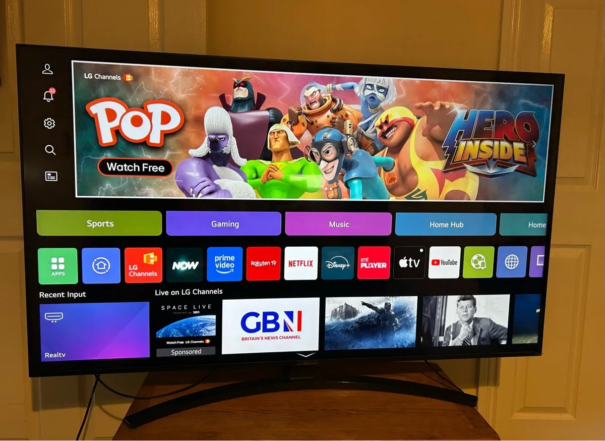 LG 55 Inch 4k HDR TV - Image 3