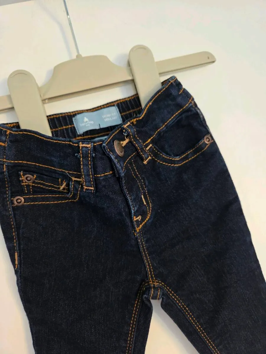 3-6m, Baby Gap Jeans - Like New - Image 2