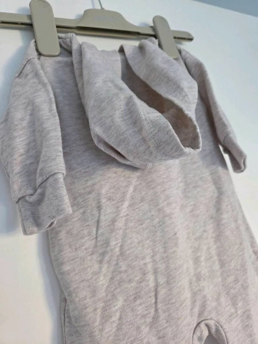 6m, Nike Baby Hooded Zip Romper - Image 4