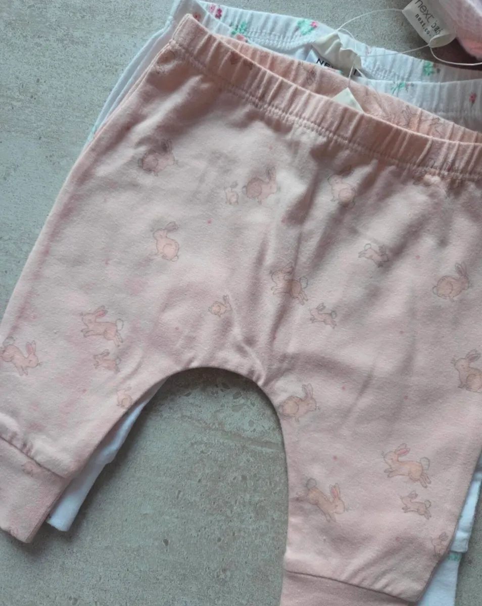 UpTo3Months, 3 Brand-New Next Baby Girl Bottoms - Image 4