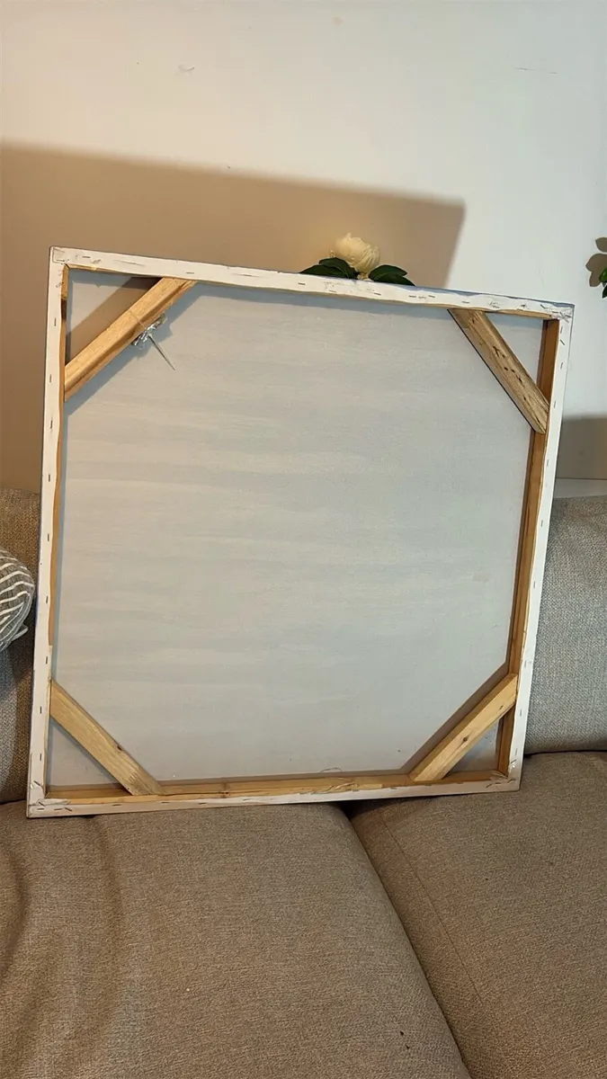 Original Hand-Painted Textured Abstract Seascape - Image 4