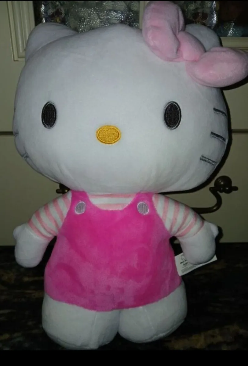 Soft toy teddy bears hello kitty and gabbys doll h - Image 1