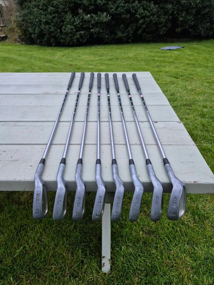 Full set of Peak Irons and New Drivers - Image 3