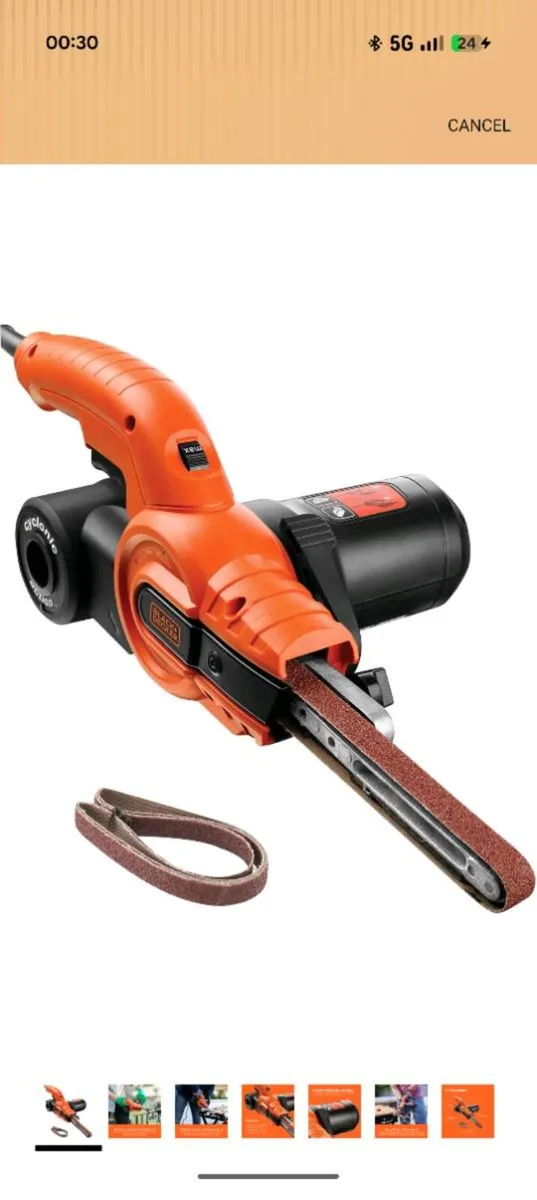 Free - BLACK+DECKER 350W, 13mm File Sander