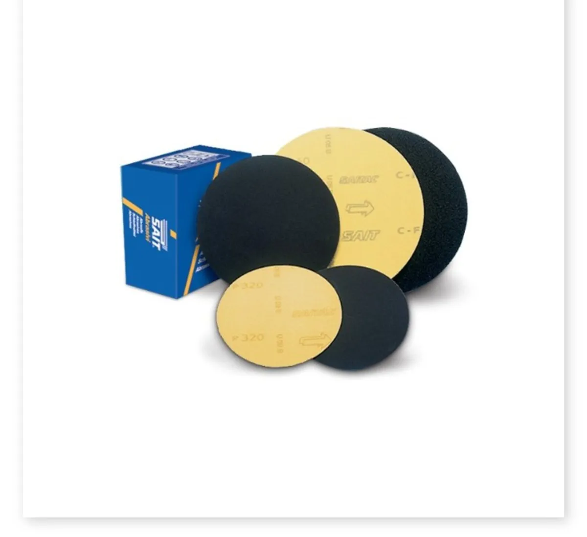 Sait 150MM Hook & Loop pads