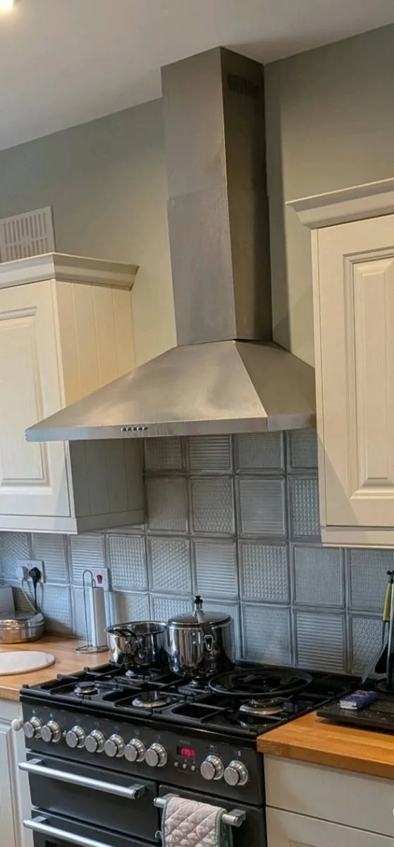 Extractor fan (hood) 90cm stainless steel - Image 1