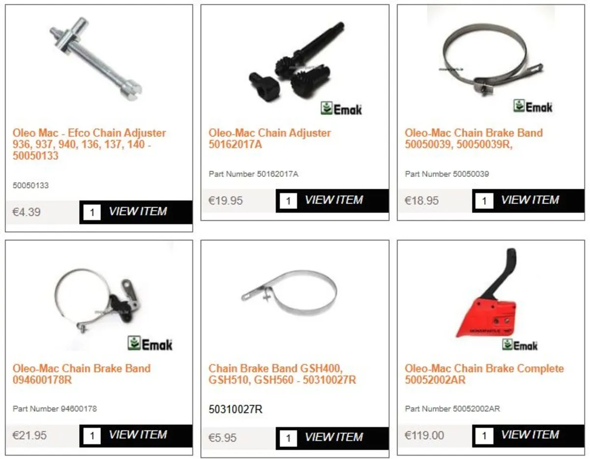 Oleo Mac / Efco Spare Parts - Image 3