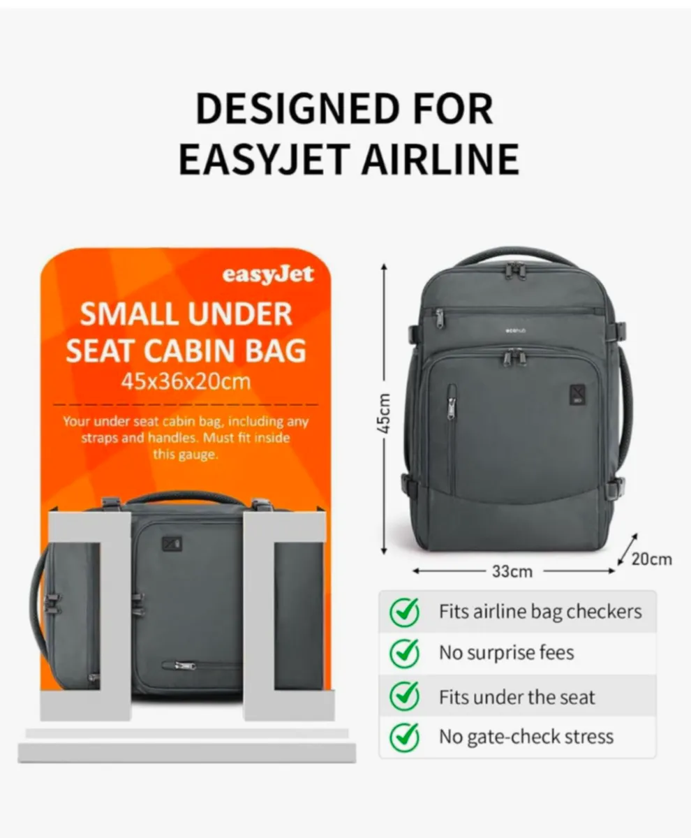 ECOHUB Travel Underseat Backpack - Image 4