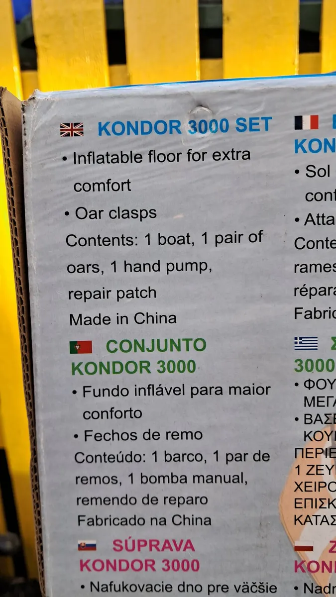 Inflatable family dingy & life jackets - Image 2