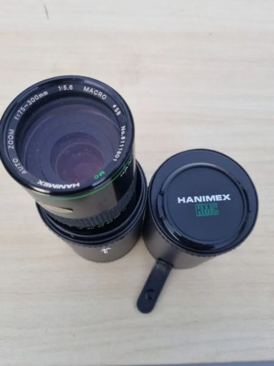 Hanimex MC Auto Zoom 1:56 75/300mm lens - Image 2