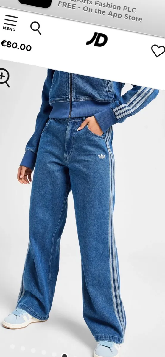 Adidas Firebird Adicolor Denim Pants - Image 1