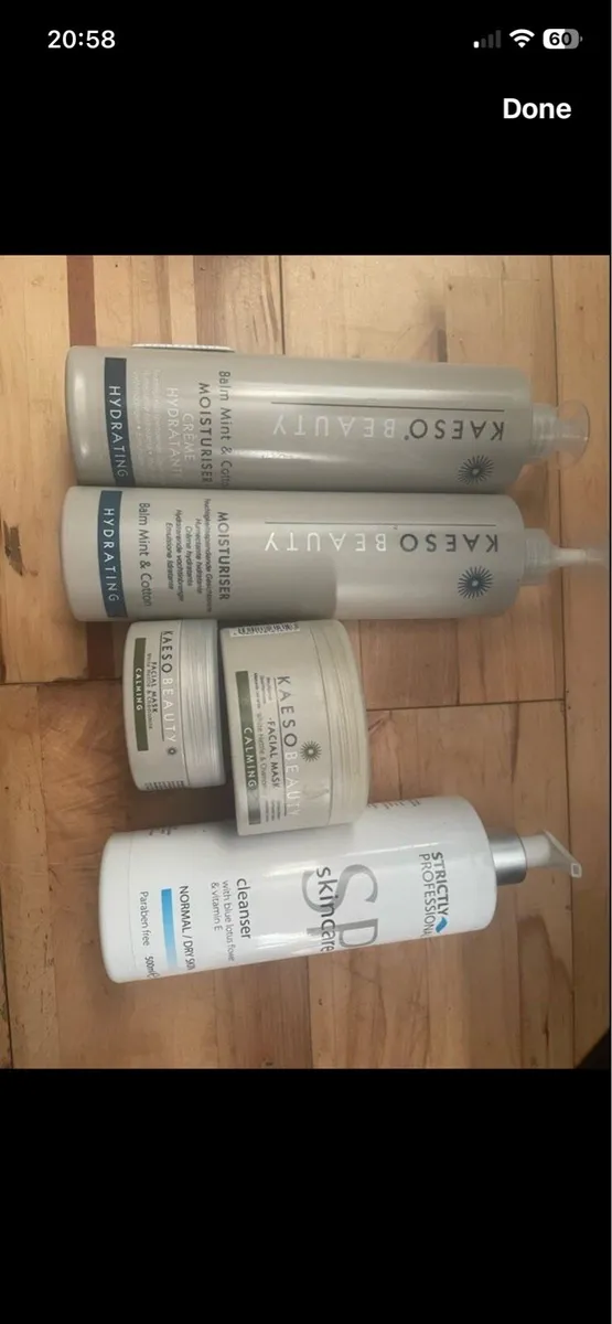 Kaeso professional sized moisturisers