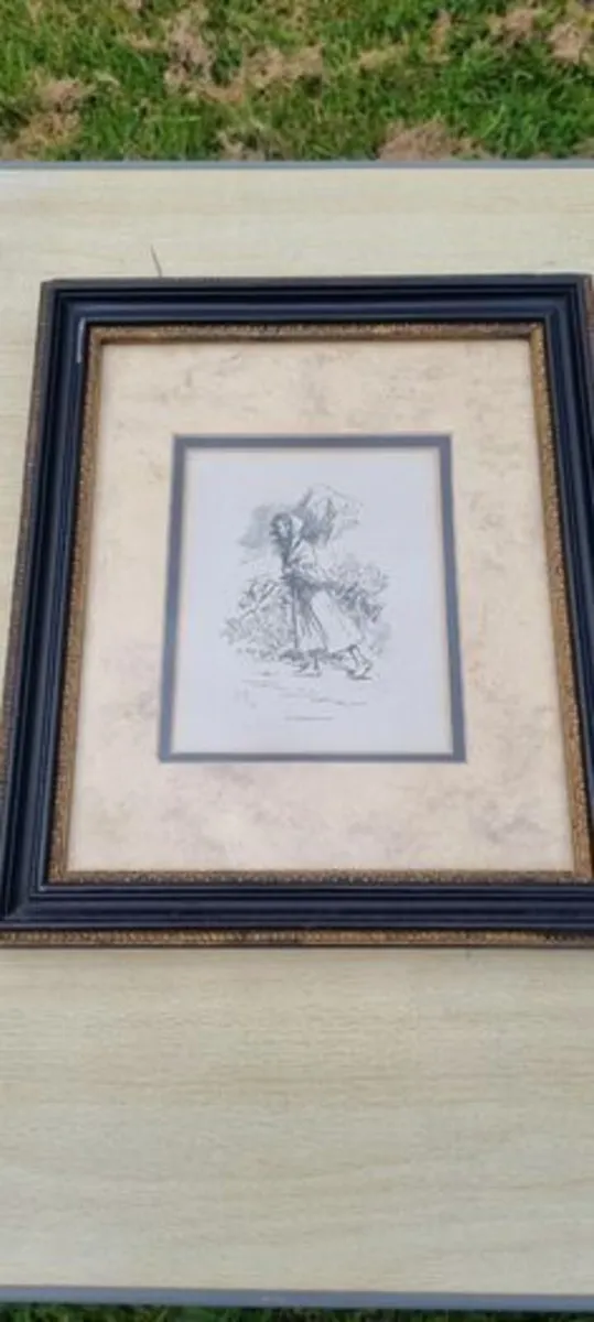 Vintage picture of a Donegal lass - Image 4