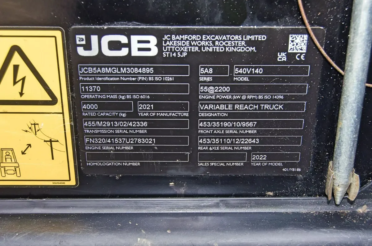 JCB 540-140 Hi-Viz Stage V 14 metre - Image 3