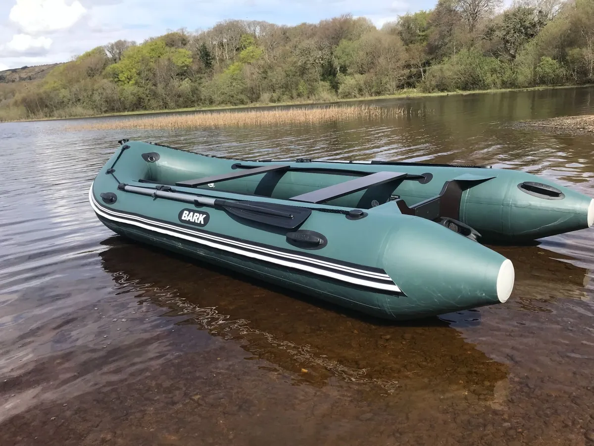 3.90 m new PVC inflatable boat BARK BN-390SD - Image 1