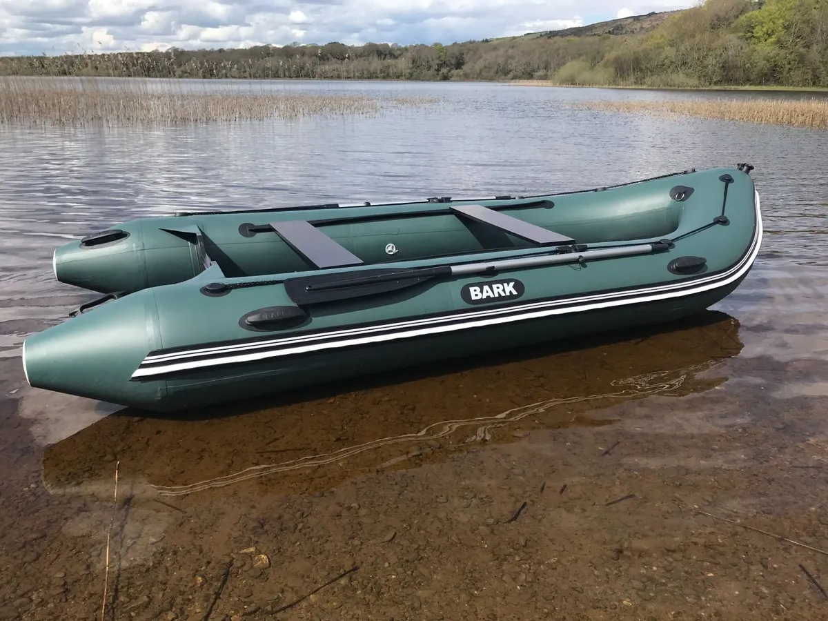 3.90 m new PVC inflatable boat BARK BN-390SD - Image 4