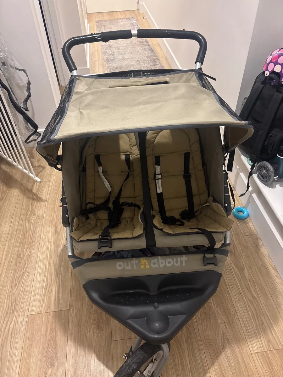 Out n about double buggy - Image 2