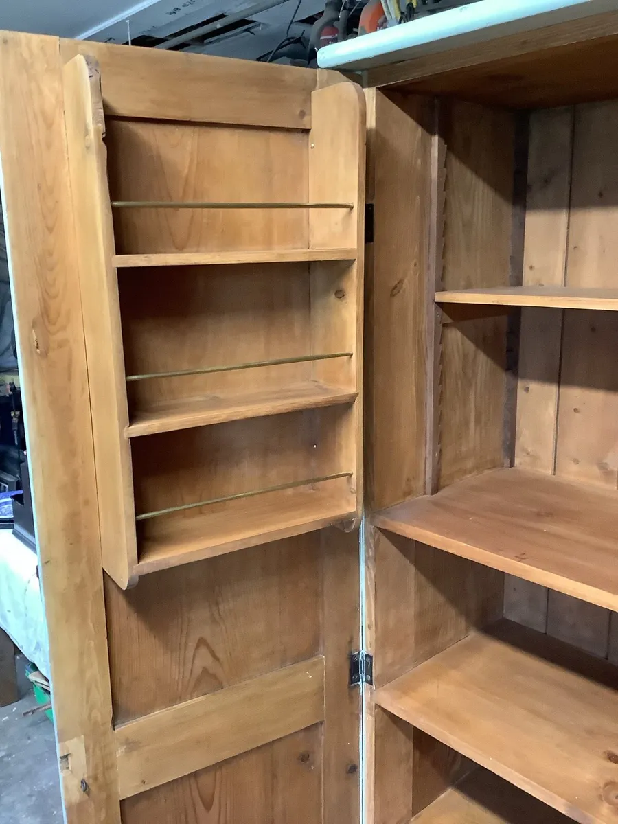 Antique kitchen larder unit - Image 3