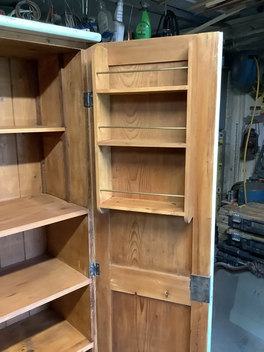 Antique kitchen larder unit - Image 4