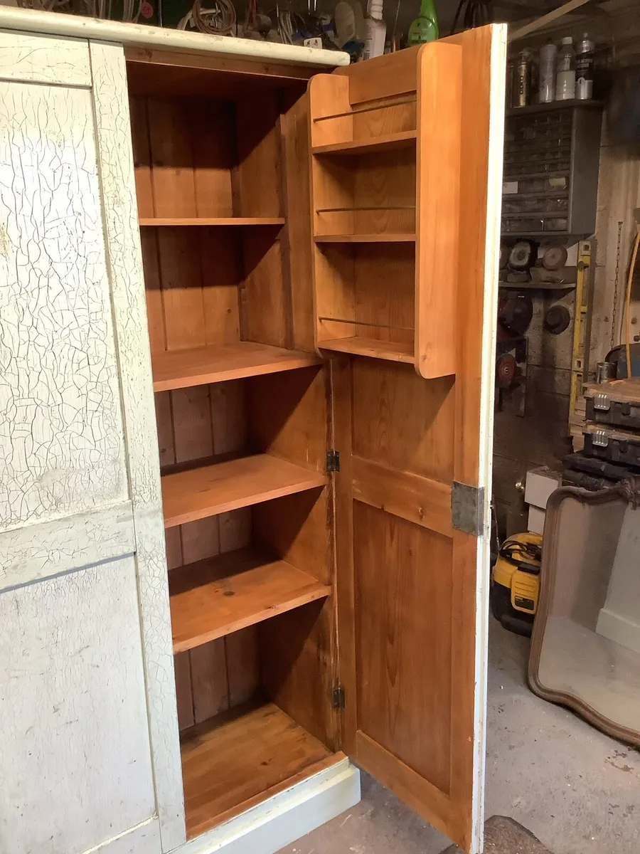 Antique kitchen larder unit - Image 3