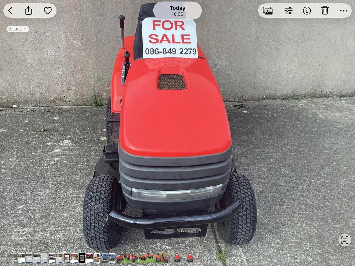 Turbo cut Ride on lawnmower - Image 1