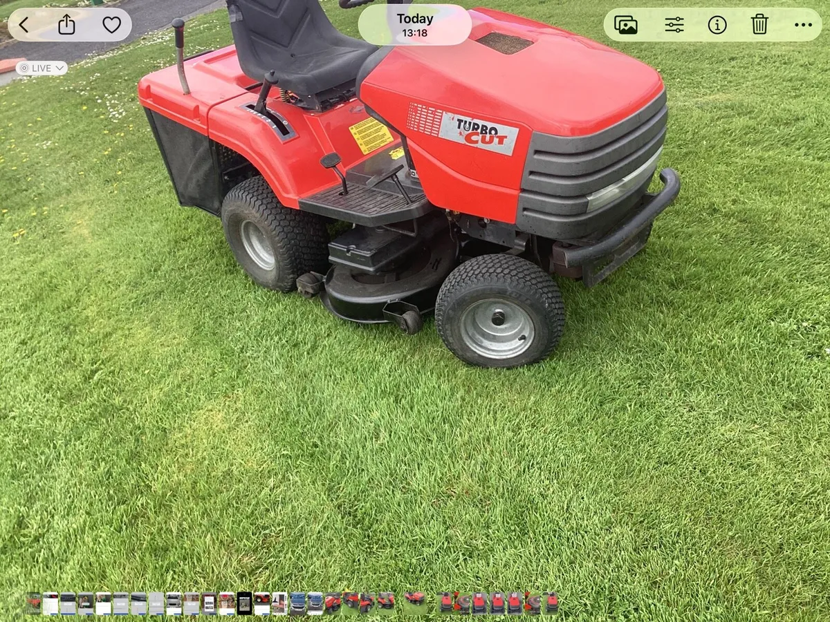 Turbo cut Ride on lawnmower - Image 4