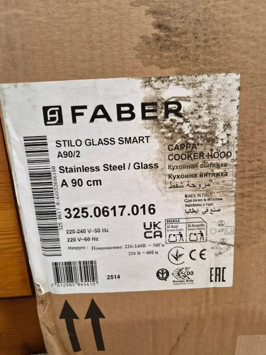 Faber stilo smart chimney extractor hood 900mm - Image 3