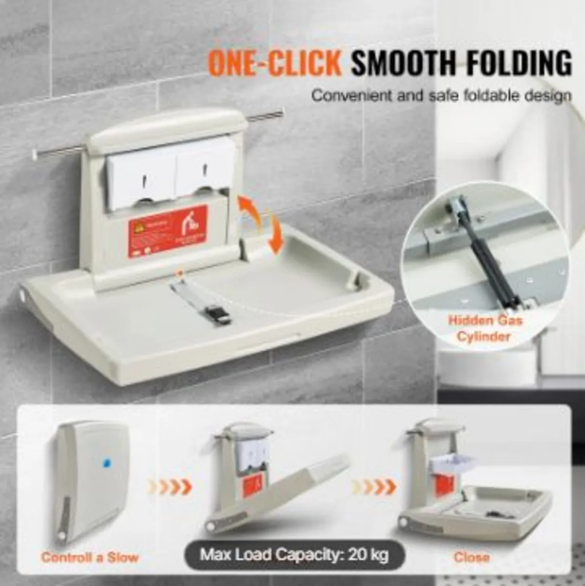 Wall-Mounted Baby Changing Station - Image 4