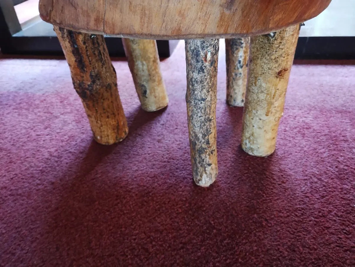 ​Bespoke Hand-Hewn Solid Timber Sculpture Table... - Image 3