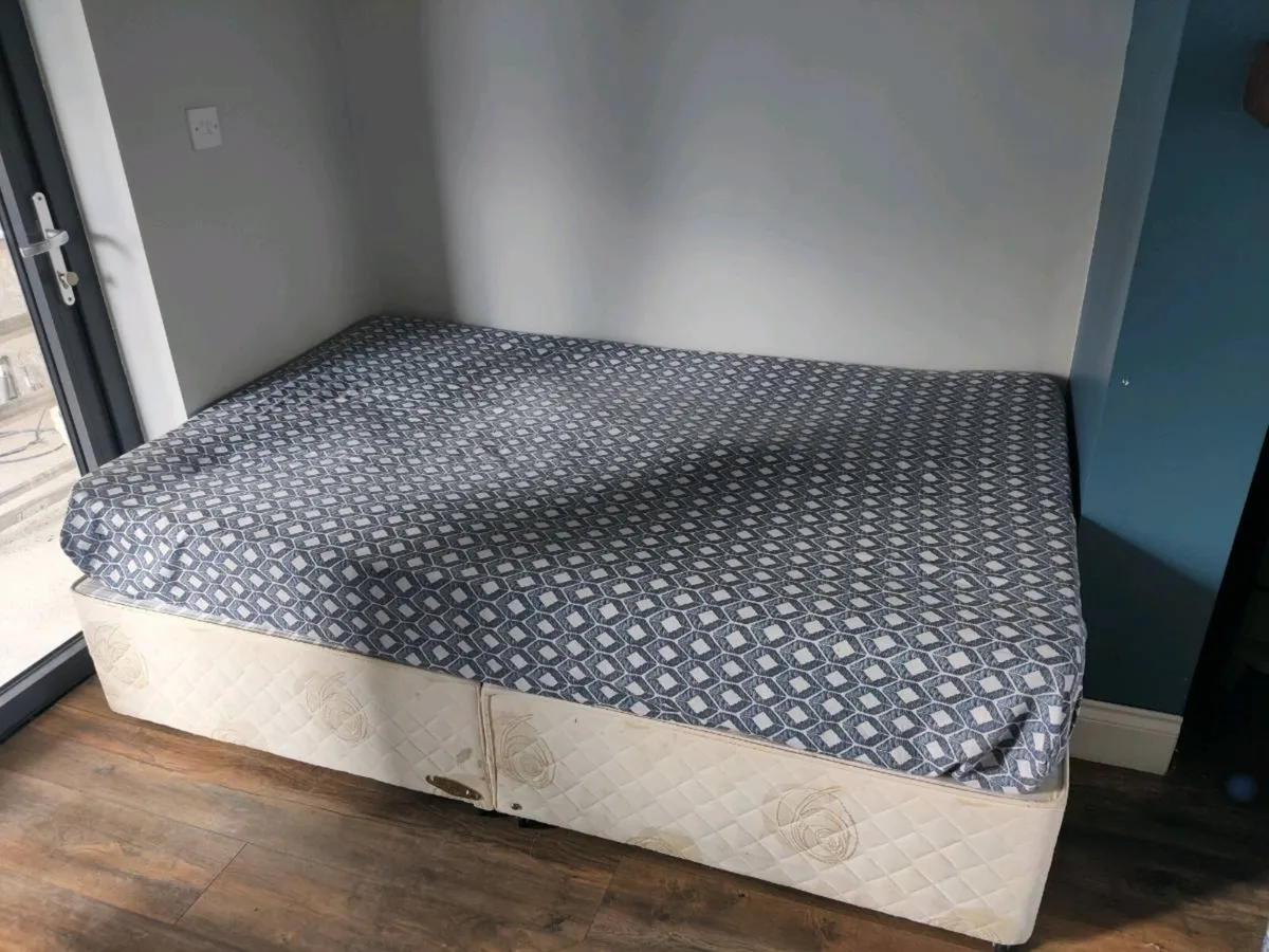 Double Bed & Mattress - Image 1