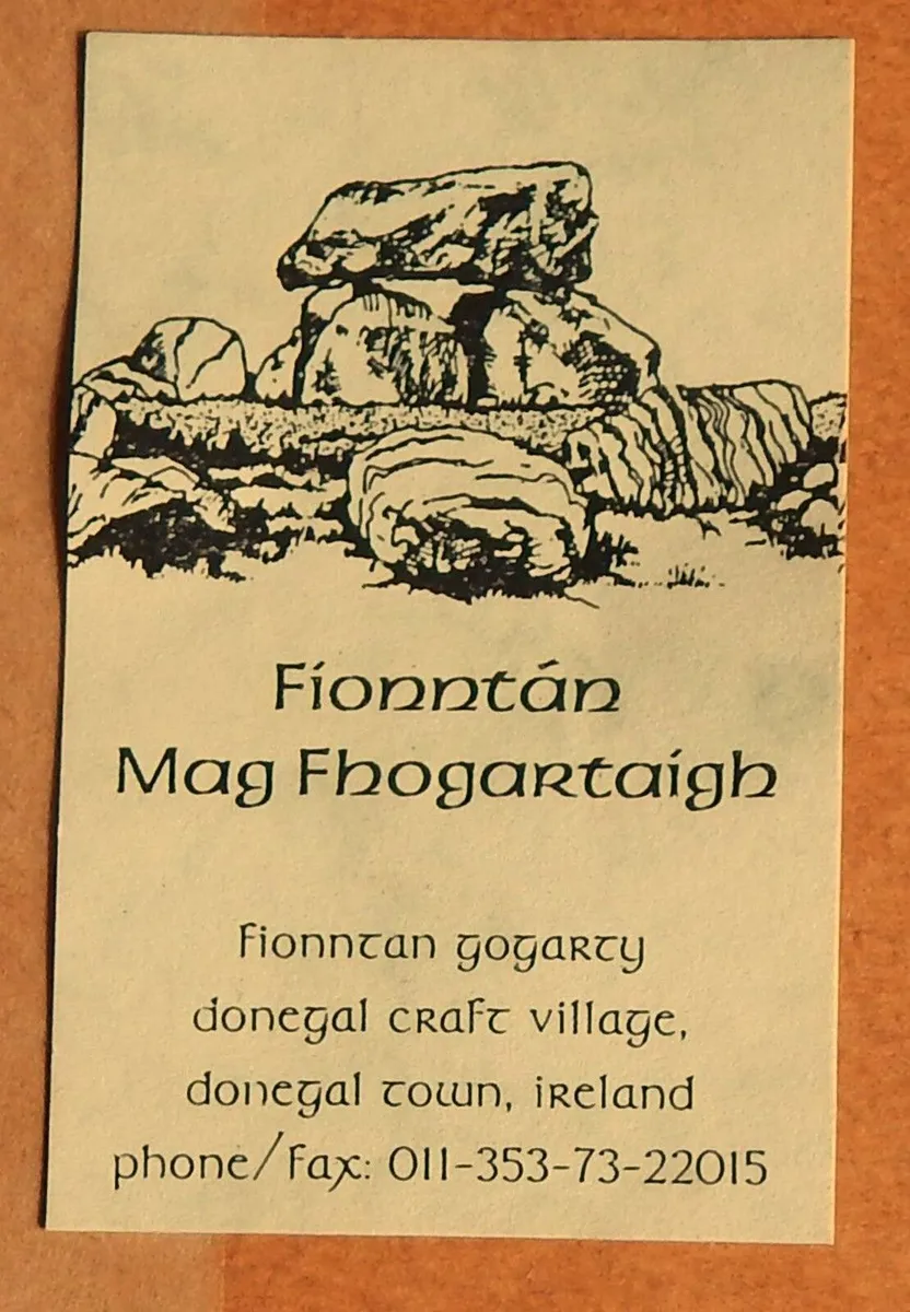 Signed Batik Art Work by Fionntan Gogarty - Image 4