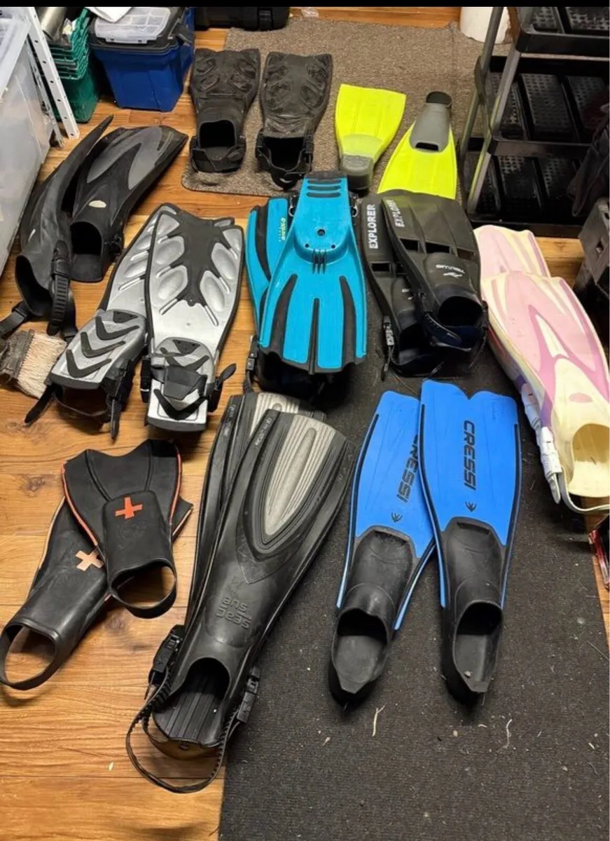 Scuba fins - selection available - Image 1