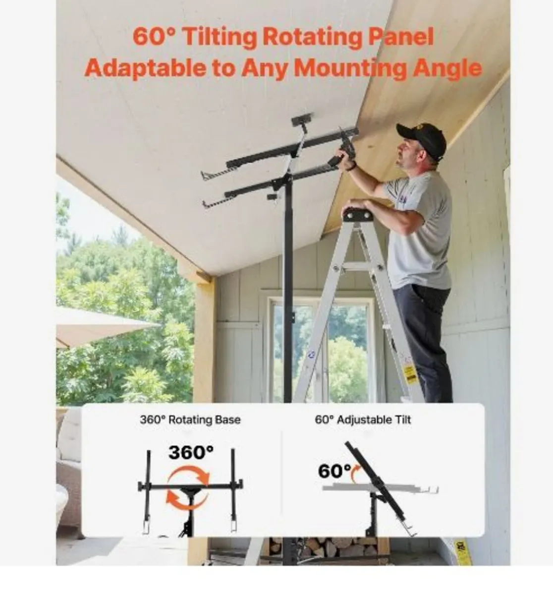 3353mm Drywall Lift, Heavy-Duty 68 kg - Image 3