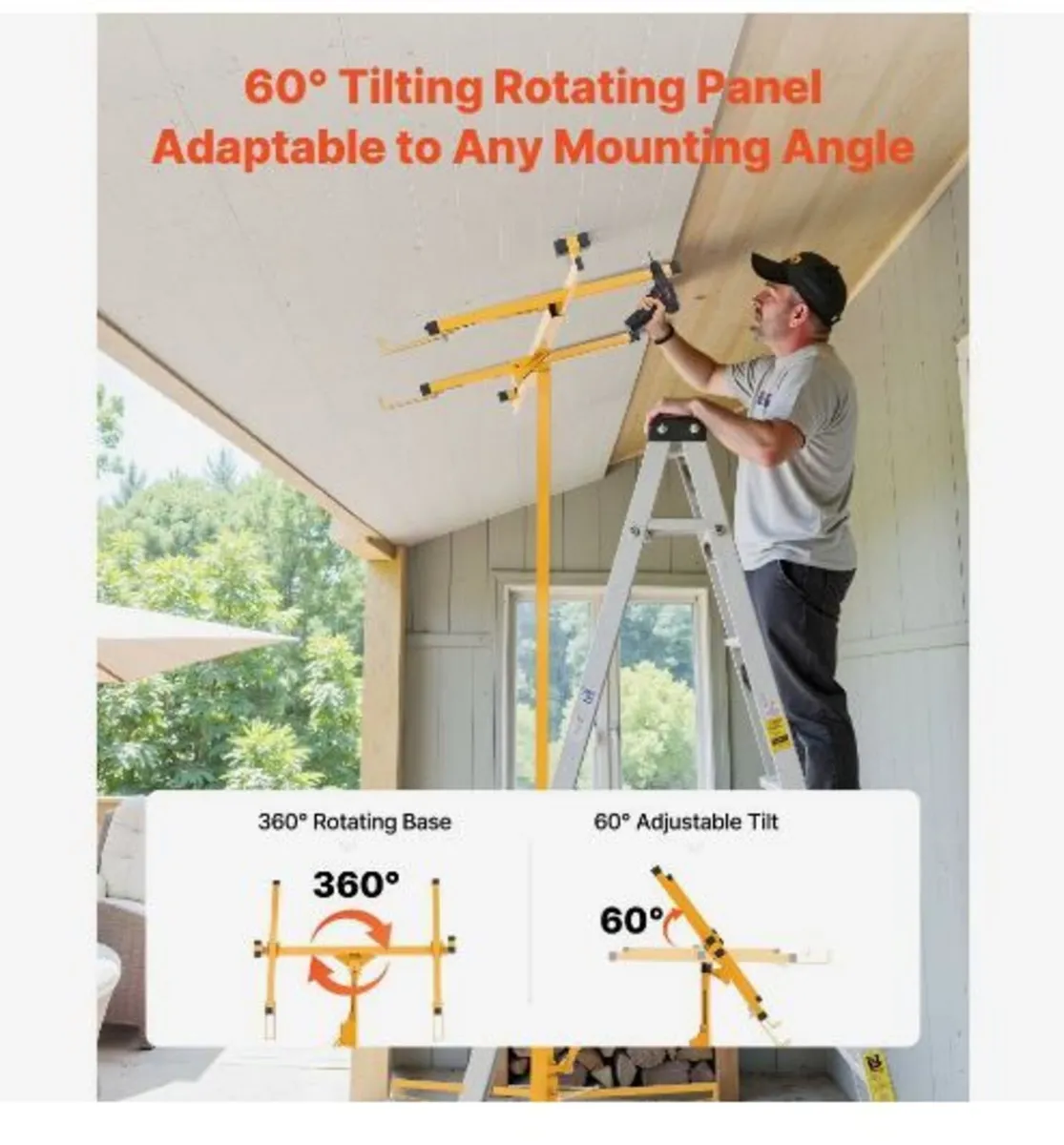 3353mm Drywall Lift, Heavy-Duty 68 kg - Image 4