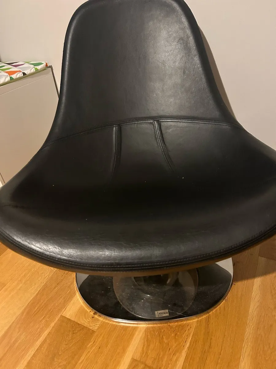 Leather swivel chair - Image 2