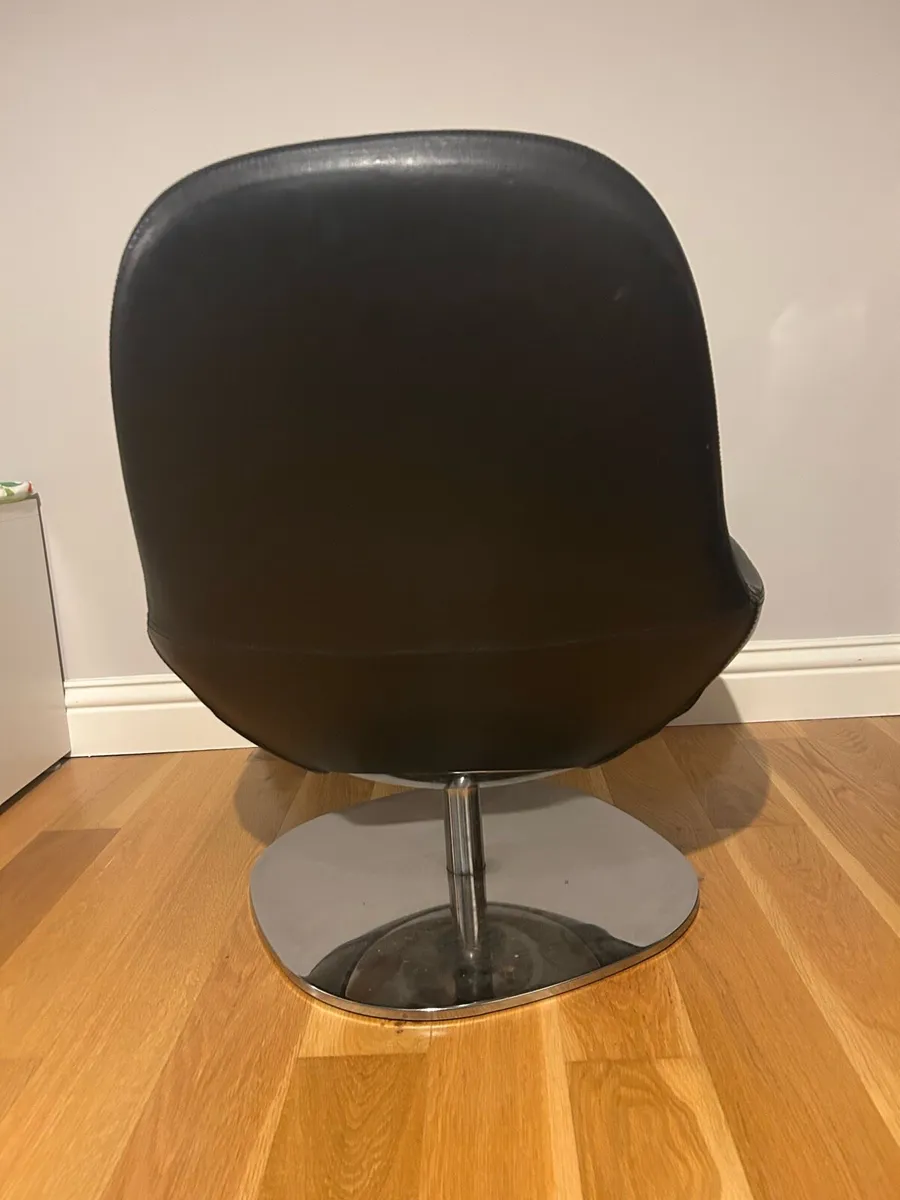 Leather swivel chair - Image 3