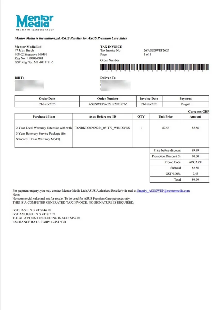 ASUS ROG Strix 16” Brand new with extra warranty - Image 4